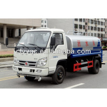 Vagón de agua superior del tanque de agua del carro 5CBM del FOTÓN de FOTON para la venta